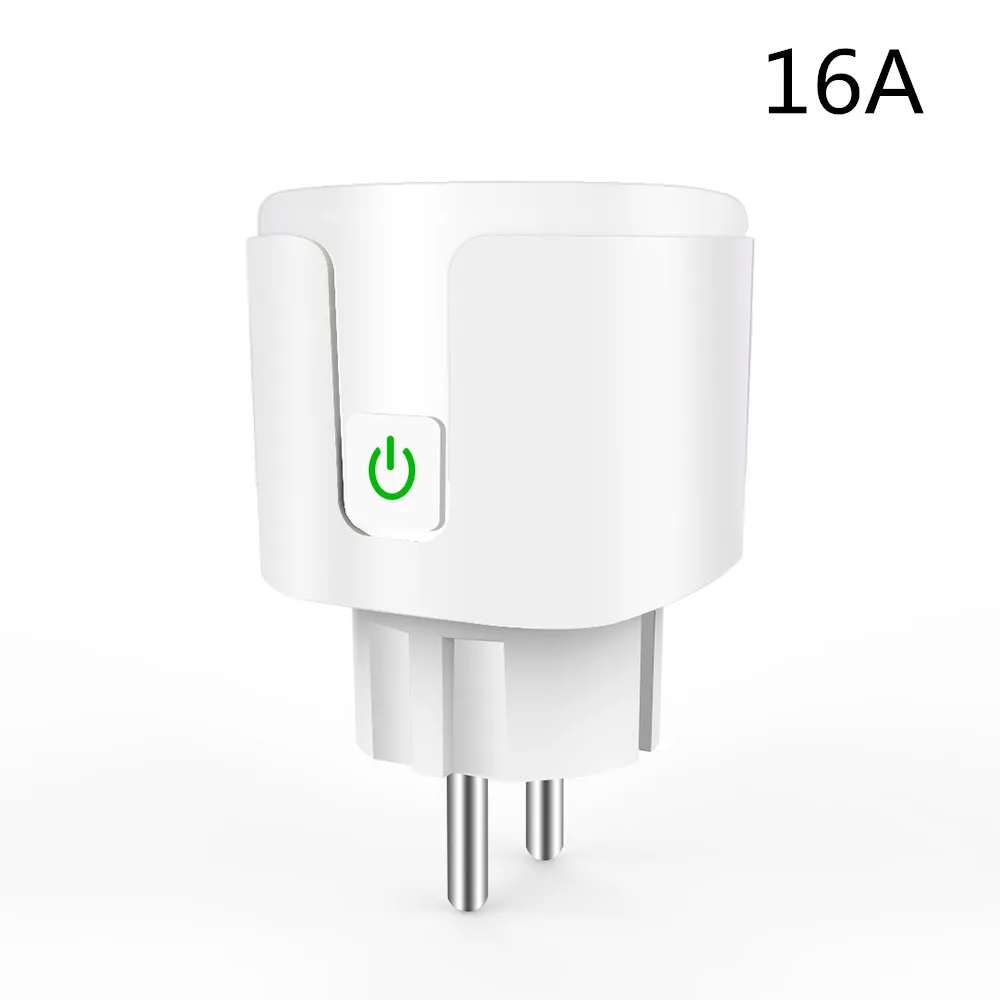 Умная розетка Wifi Tuya Smart Life App ЕС Франция ЕС Польша вилка Корея Alexa Google house Mini - Цвет: 16A