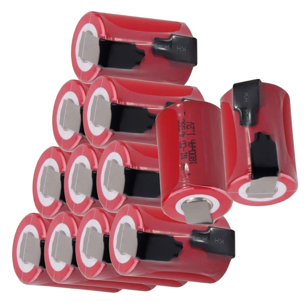 12 шт 4/5SC 1800mah 1,2 v батарея NICD аккумуляторы для makita bosch B& D Hitachi metabo dewalt батарея электроинструменты
