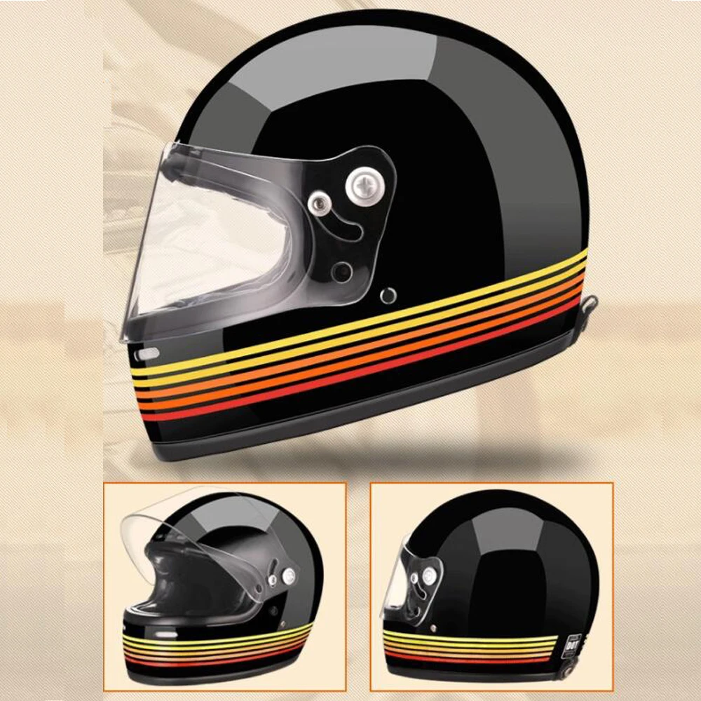 - AMZ DOT Certification Motorcycle Helmet Fiberglass Motocross Racing Helmet Full Face Moto Helmets for Men And Women