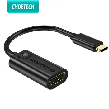 

CHOETECH USB C to HDMI Adapter Cable 4K 60Hz Type C to HDMI Converter for iPad Pro/Macbook Air 2018 MacBook Pro S10/S9 Mate 30