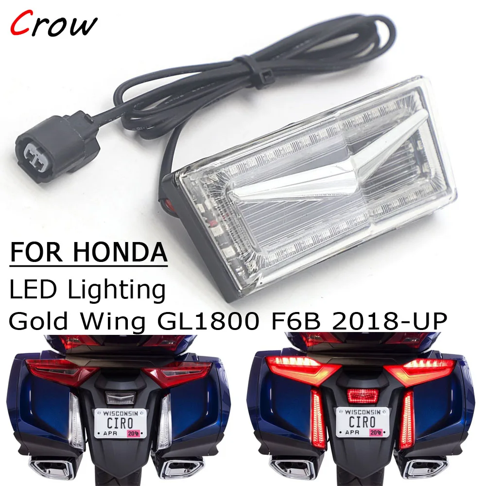 

Новый Светодиодный отражатель для мотоцикла, сменная лампа для Honda Gold Wing GL1800 2018 2019 2020 2021 Goldwing GL1800 Tour DCT