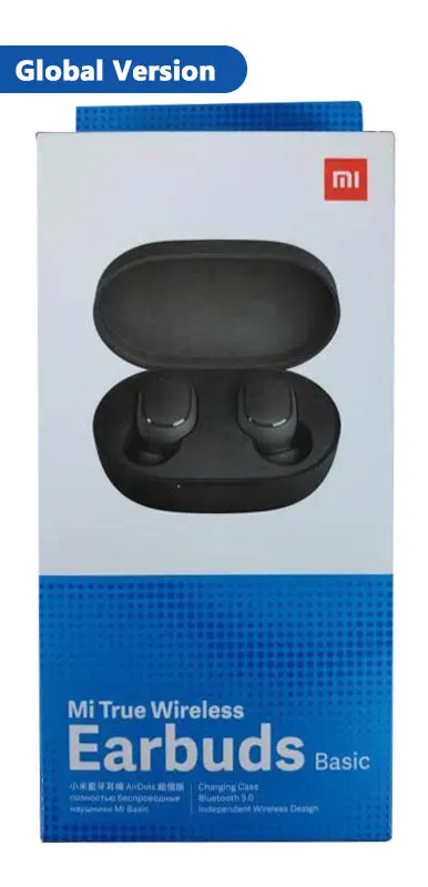 Оригинальные Xiaomi Redmi Airdots наушники Xiaomi беспроводные наушники Голосовое управление Bluetooth 5,0 шумоподавление управление - Цвет: Global Version