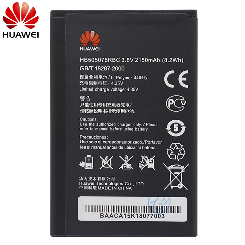 Сменный аккумулятор для телефона HuaWei HB505076RBC Huawei G606 G610 G610S G700 G710 G716 A199 C8815 Y600D U00 Y610 Y3
