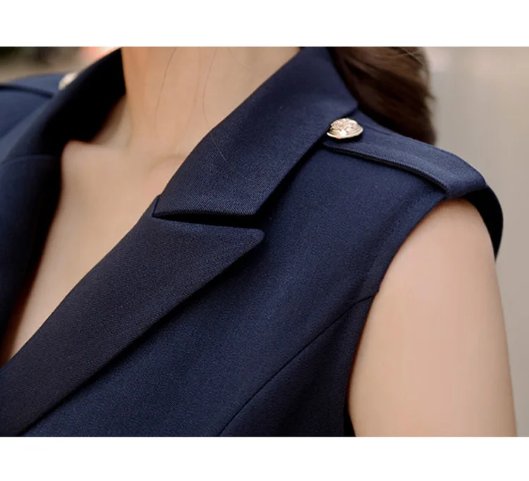 فستان قصير رسمي اسود بحزام