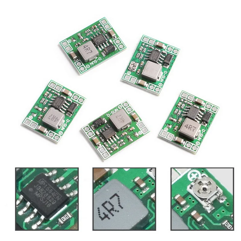 Мини DC 24 12V 9 5V 3A Шаг вниз Питание модуль Напряжение понижающий преобразователь