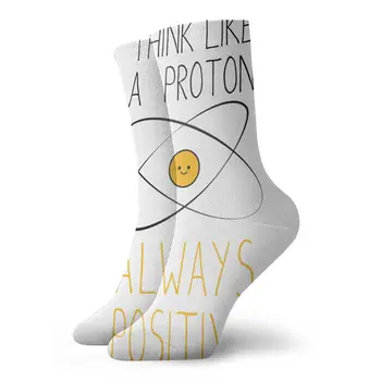 

Think Like A Proton, Always Positive Classic socks