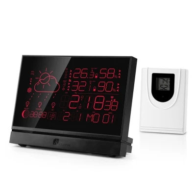 

ship from US Weather Station Forecast indoor Outdoor temperature tester meter Pressure detection Humidity Detector