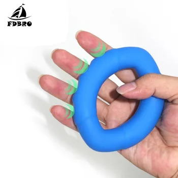 

Rubber Exerciser Finger Gripper Ring Gym Anti Stress Hand Grip Muscle Developer Power Wrist Arm Training Machine Carpal Expander