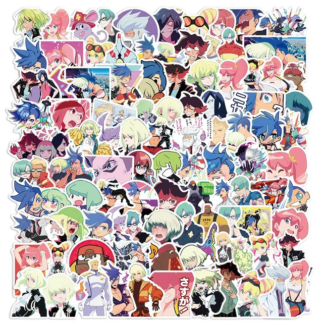 100pcs Anime Stickers Demon Slayer Hunter X Graffiti DIY Luggage Laptop Skateboard Phone Decal Sticker Toys 100pcs