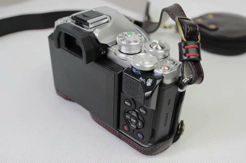 Для Olympus OM-D E-M10 Mark III(14-42) комплект дорожная сумка для камеры чехол logic из искусственной кожи чехол внутренняя защита от флокирования камера