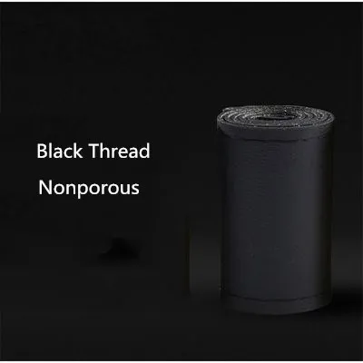 Nonporous Black line DIY чехол рулевого колеса автомобиля 38 см Противоскользящий мягкий волокнистый Кожаный Автомобильный руль на обмотке с иглой - Название цвета: Nonporous Black line