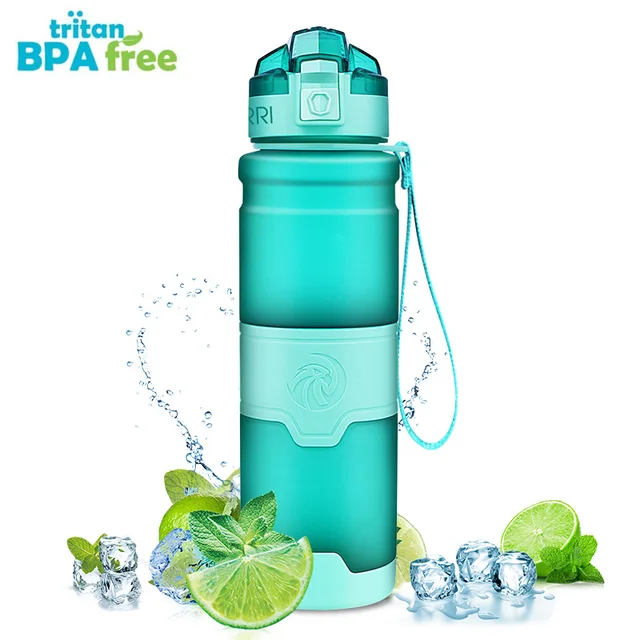 ZORRI Sport Water Bottles BPA Free Portable Gym Anti-fall Leak-proof Drinkware Outdoor Travel Camping HikingTritan Drink Bottle 5