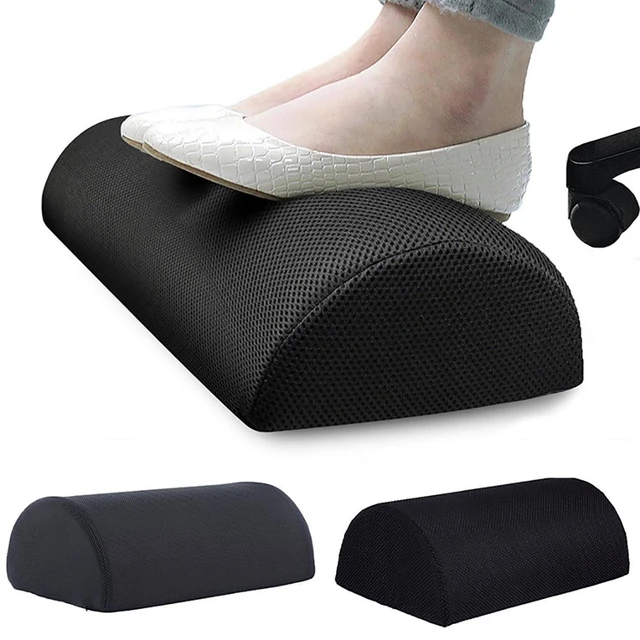 Under Desk Footrest Comfortable Office Desk Foot Stool Ergonomic Memory Foam  Leg Rest Footrest Cushion For Travel Office & Home - AliExpress