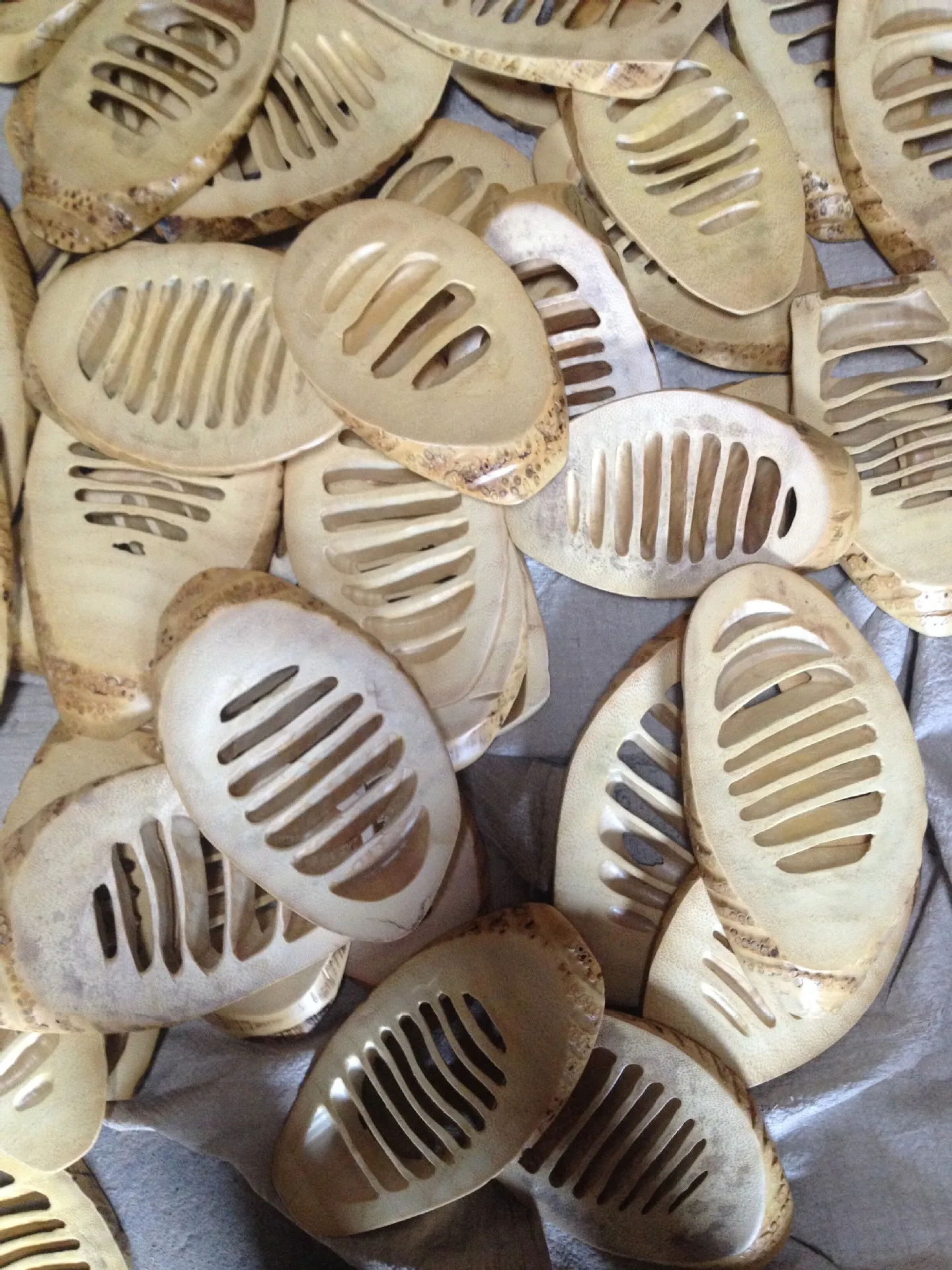 Heat Resistant Mat Bamboo Root Crafts Products Pot Tray Pad Cup Saucer Natural Bamboo Base Coasters
