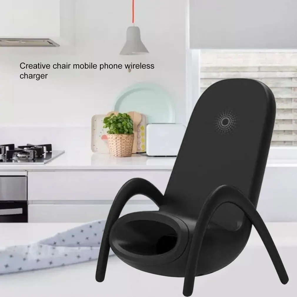 Многоцелевой стул форма усиления портативный мобильный телефон беспроводной зарядное устройство для xiaomi для huawei для samsung