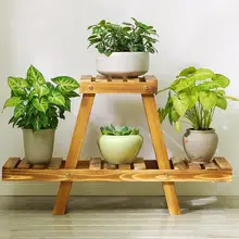 Полый пол из цельного дерева, многослойный, мясистый, жардиньерка, интерьер гостиной, деревянный балкон