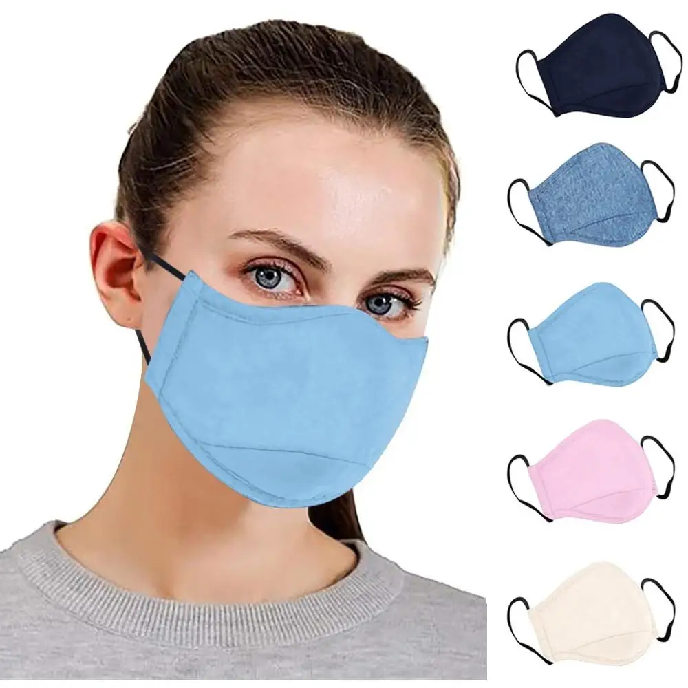 

5PCS Universal Adult Print Mouth fashion travel maquiagem acessorios Adult Cycling Running Washable and Reusable tapabocas#457