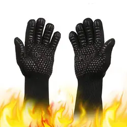 Импортные товары сопротивление экспорту 500-800 градусов высокотемпературные перчатки для духовки противопожарные огнестойкие барбекю