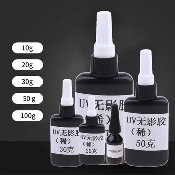 

Hard Clear UV Resin Glue Crystal Clear Ultraviolet Curing UV Glue Solar Cure Sunlight Activated UV Resin Jewelry Making