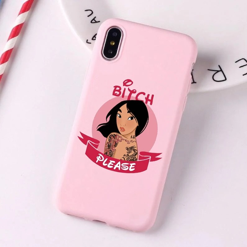 23467 Un bitch пожалуйста, con las princesitas Disneys цветной чехол для телефона для huawei p30 pro p30 lite p20 pro p10 mate 20 honor 9 lite10 8x - Цвет: 23467