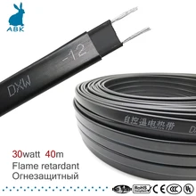 40 м 12 мм 220 В Тип огнестойкий нагревательный ремень самоограничивающийся температурный водопровод защита кровельный Теплоизоляционный кабель