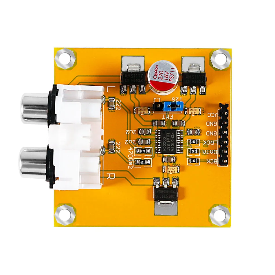 PCM5102 DAC декодер I2S плеер сборная плата 32 бит 384K Beyond ES9023 PCM1794 для Raspberry Pi | Электронные