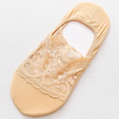 5 pair Summer women socks slippers non-slip breathable lace lace invisible socks sexy non-slip cool thin socks fashion socks 17