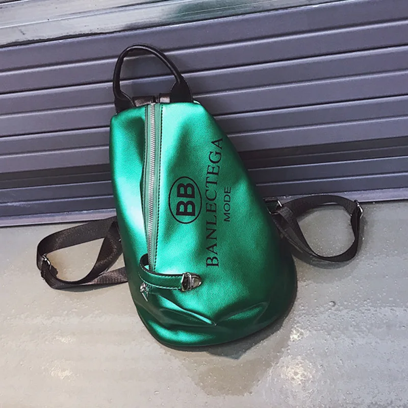 Language meng wei сумка женская стиль корейский стиль Pu стиль простая повседневная сумка большой емкости колледж INS рюкзак