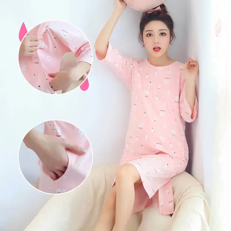 Maternity feeding night dress Clearance