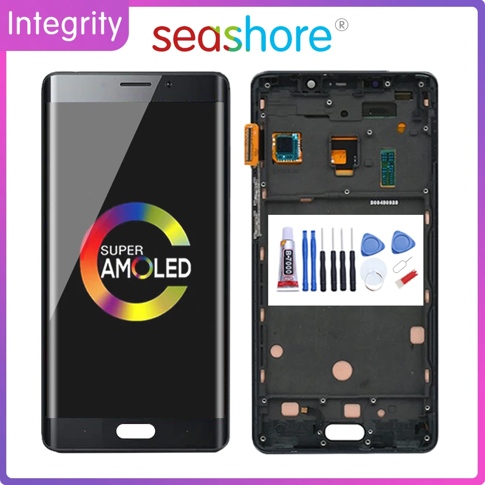 

5.7"Original For XIAOMI Mi Note 2 LCD Display Touch Screen Digitizer Assembly For Xiaomi Mi Note2 Display with Frame Replacement