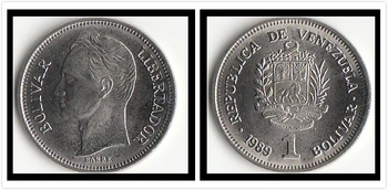 

Venezuela 1 Bolivar America Coins Decor New Original Coin UNC Commemorative Edition 100% Real