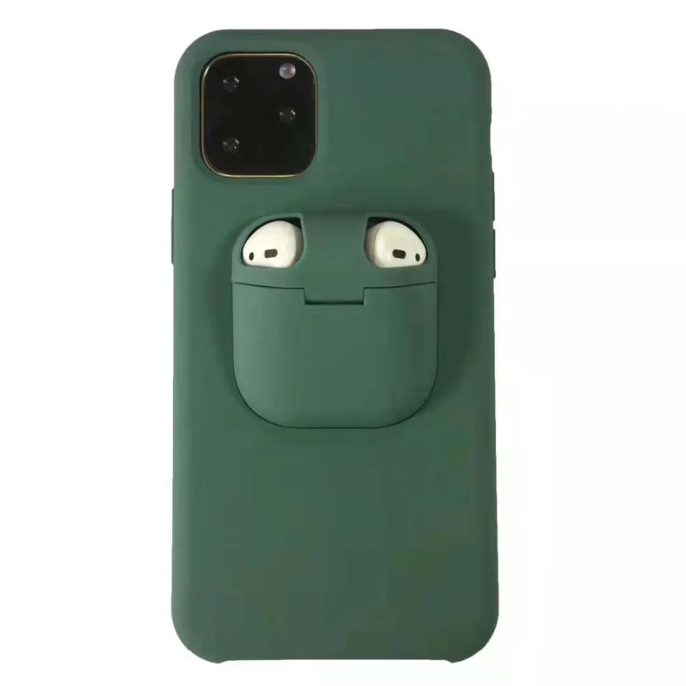 Starktni 2 в 1 Airpords держатель чехол для телефона для iphone 11Pro Max XR 7 8 Plus Жесткий Чехол для iphone X XSMAX 6S 6Plus чехол для телефона