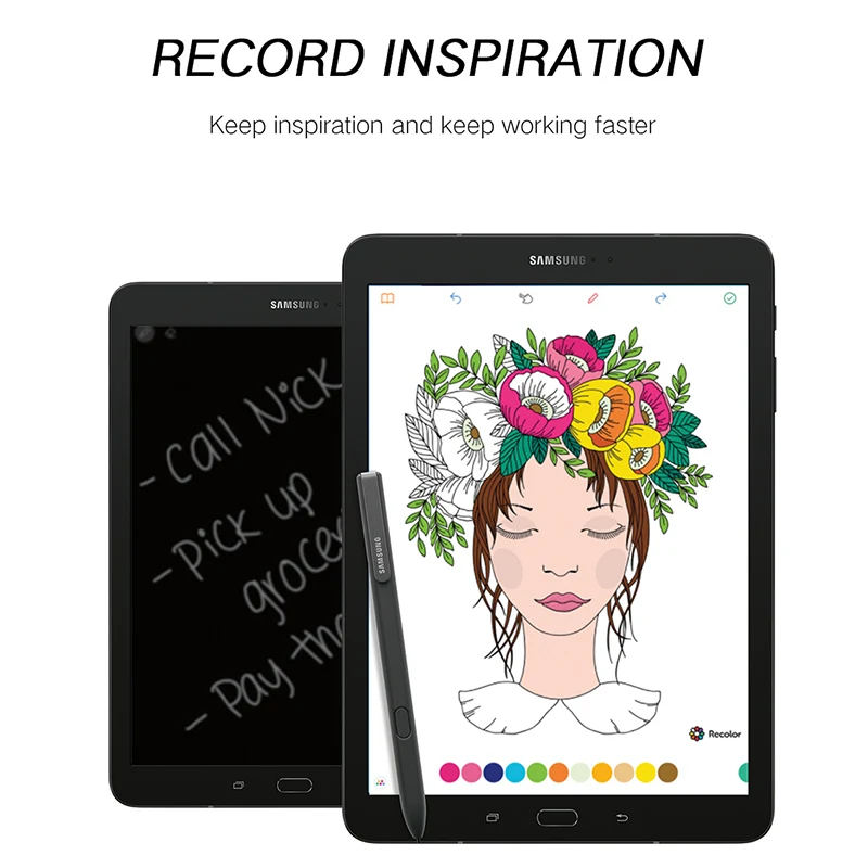 Samsung Galaxy Tab S3 9,7 SM-T820 T825C S ручка сменный Стилус черный серебристый Интеллектуальный samsung сенсорный S ручка