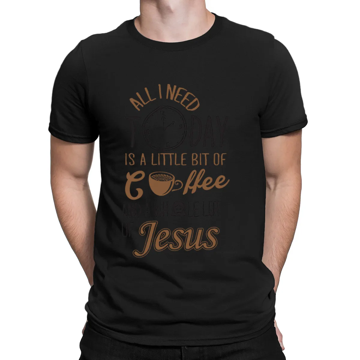 Jesus coffee, христианская команда, футболка с Иисусом, топ, хлопок, создание, лучшая футболка для мужчин, высокое качество, стильный анларах, Летний стиль