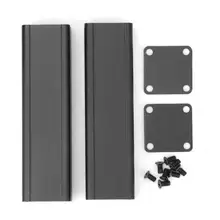 25x25x90 мм алюминиевый корпус для охлаждения Сплит Тип Электронный DIY для инструментов корпус для электронного охлаждения продукта