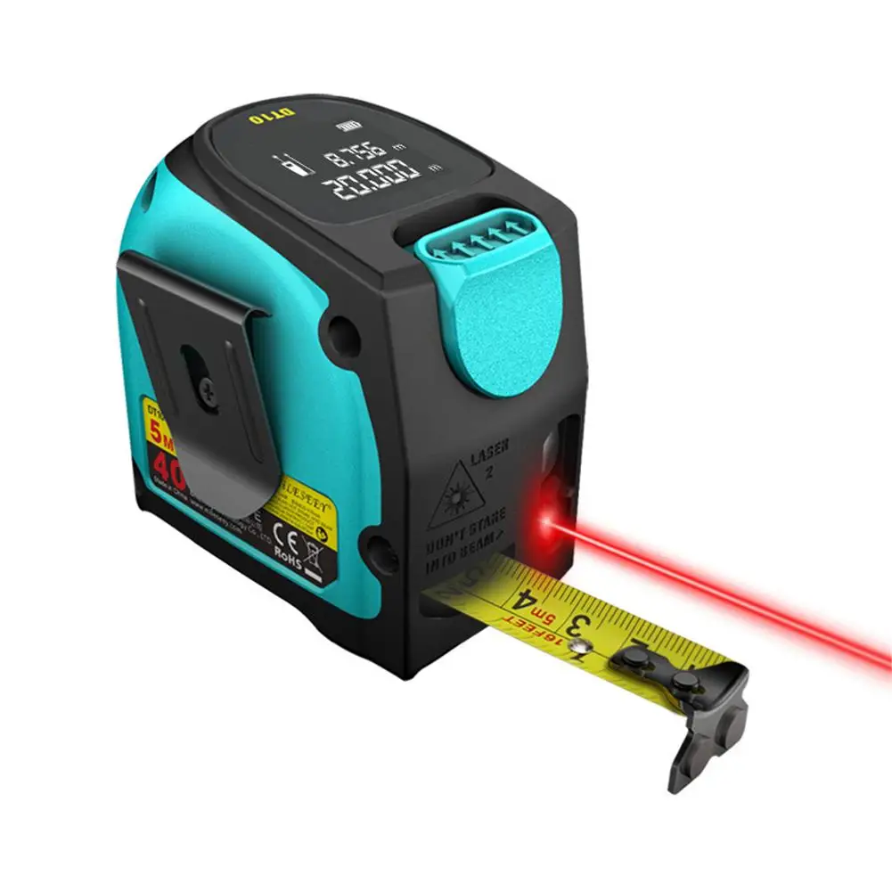 

Lithium Electric Tape Measure 5M Mini Box Rule Stainless Steel Ruler High Precision Steel Tape Measure Woodworking Tool