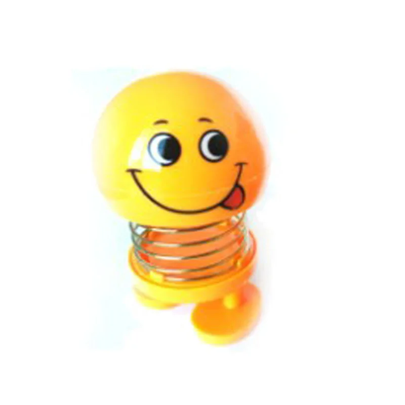 

Lovely Funny Smile Doll Expression Shaking Head Toys Office Car Decoration Toy
