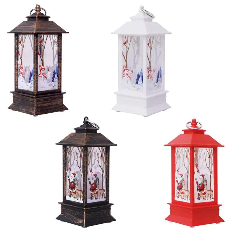 

Christmas Wind Lamp LED Night Light Candlestick Table Pendants Christmas Decoration for home Navidad New Year Product