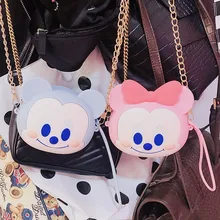 Трендовый кошелек для девушек, кошелек для монет, модный кошелек, кошелек для монет, держатель для карт, силиконовый, с ремешком на цепочке, сумка через плечо