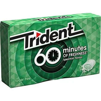 

Trident 60 Min Hierbabuena Gragea Chicles - 20 gr