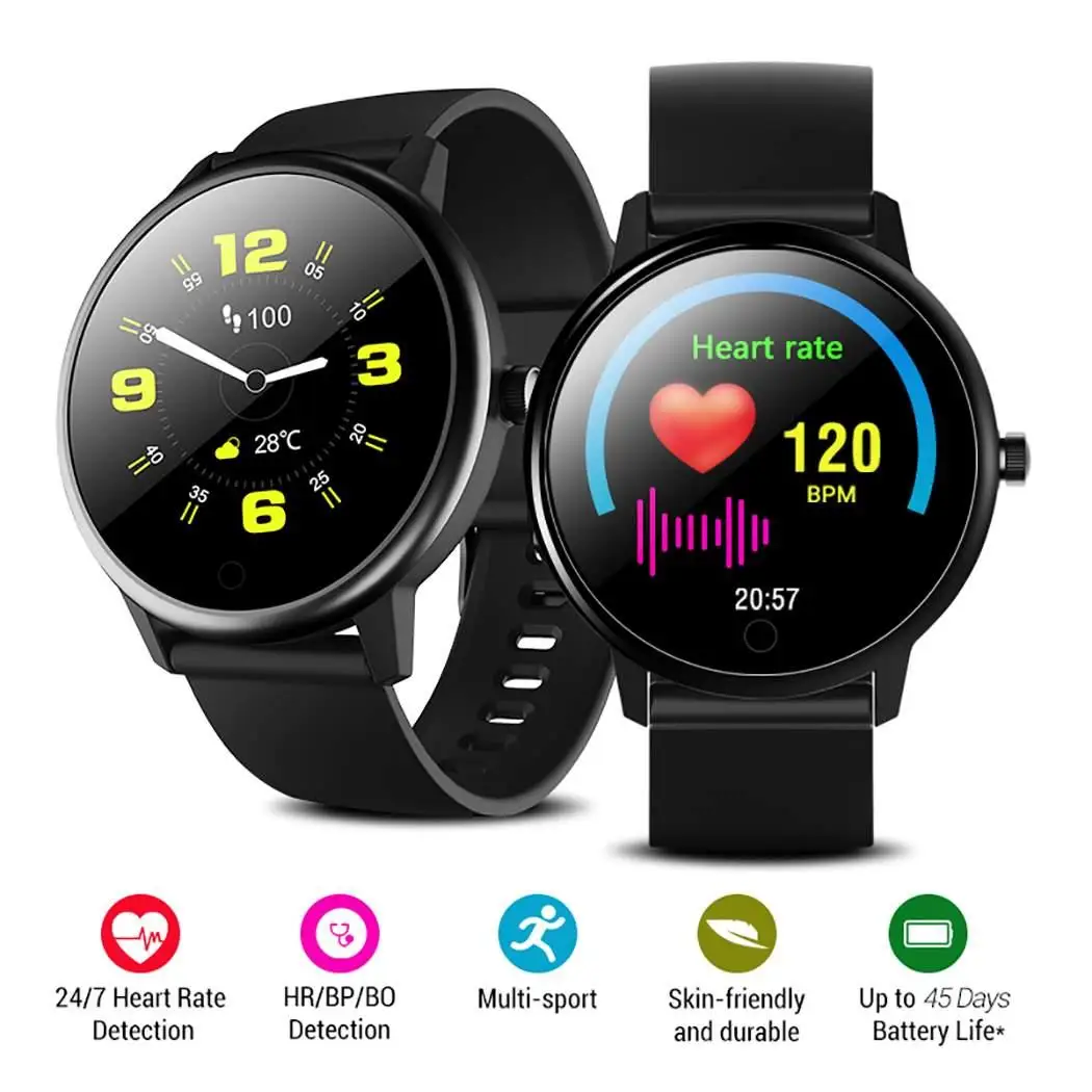 Smart Sports Bracelet Bluetooth Smartwatch Heart Rate Monitoring Fitness Tracker Intelligent Wristband Multifunction Smart Watch