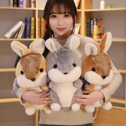 Kawaii bonito coelho brinquedo de pelúcia travesseiro fantoche bonito quarto decoração do carro do bebê pet descompressão