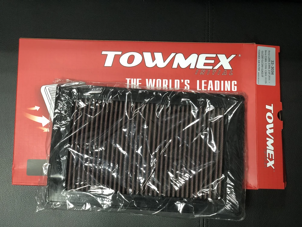 TOWMEX применимый toBENZ W205 C180L C200 C300 E200 E300 GLK S воздушный фильтр чистый Впускной высокий поток короткий поршень/холодный круглый конус