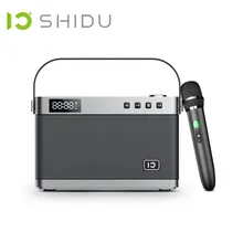 Колонка SHIDU-T9 Новое поступление мощный профессиональный динамик караоке для улицы или встречи Bluetooth, поддержка USB, TF, инструментальный вход колонки