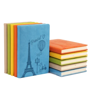 

Customized 7colored printing diary notebook for school stationery office, cute weekly plan notebook travel book