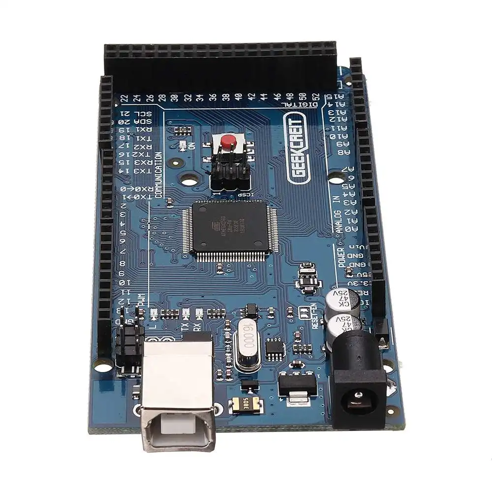 LOERY 1 шт. MEGA 2560 R3 ATmega2560 MEGA2560 макетная плата с usb-кабелем для Arduino