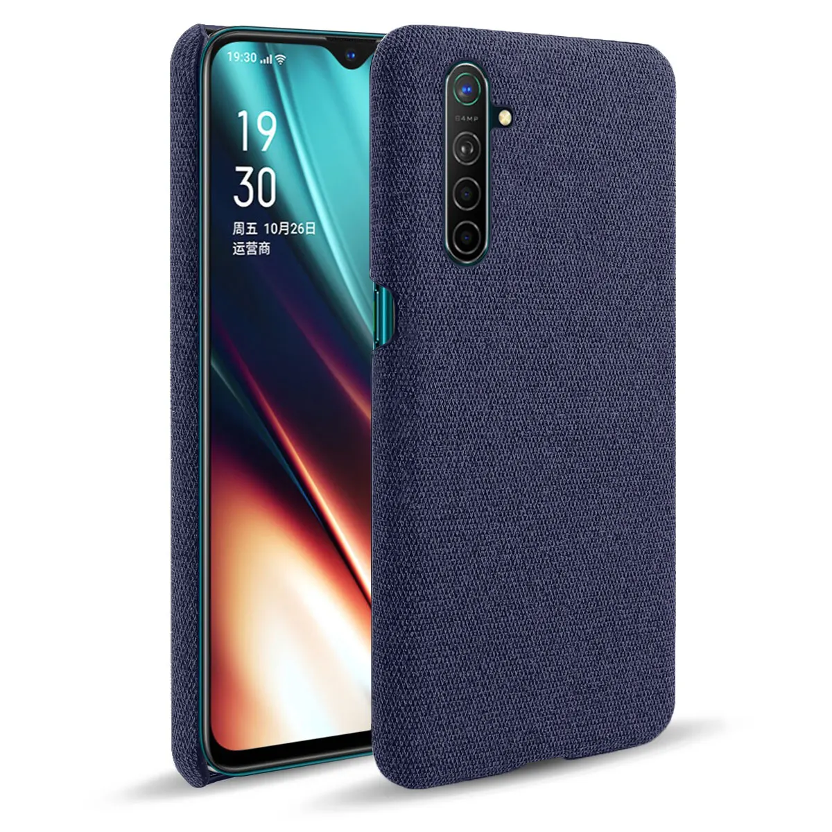 oppo phone cases Slim Cloth Texture Fitted Cover For OPPO Find X2 Pro Case Fabric Ultrathin Antiskid Capa For OPPO Find X2 Neo Lite X2 Pro x2pro best case for oppo back