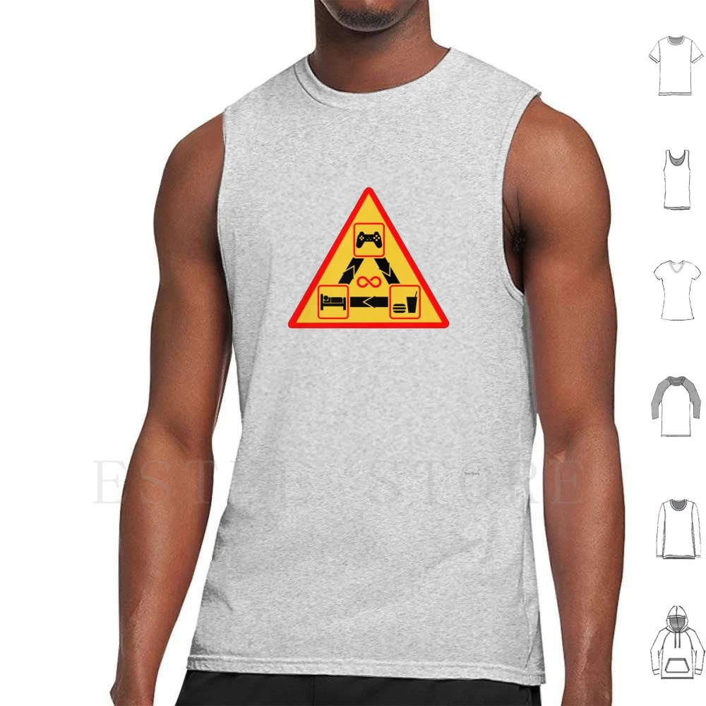 mørkere Reservere raket The Cycle Of A Gamers Life Tank Tops Vest Sleeveless Gamer Gaming Game Games  Geek Nerd Cute Funny Video Games And Meme D20|Tank Tops| - AliExpress