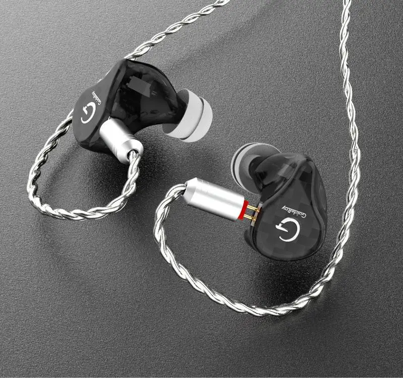Гибридные Hi-Fi наушники-вкладыши GuideRay GR-i Series DD + BA студийные наушники для диджея с