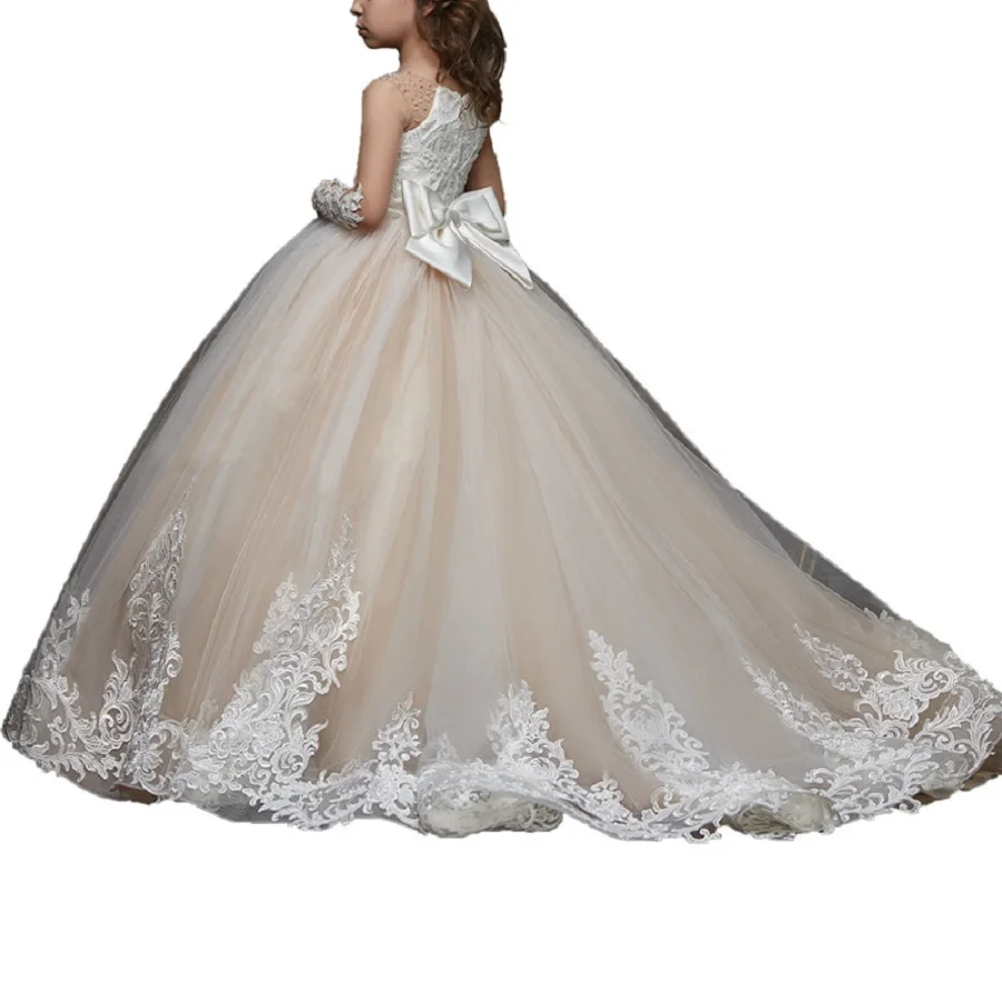 Little Bride Dress Kids Ball Gown 